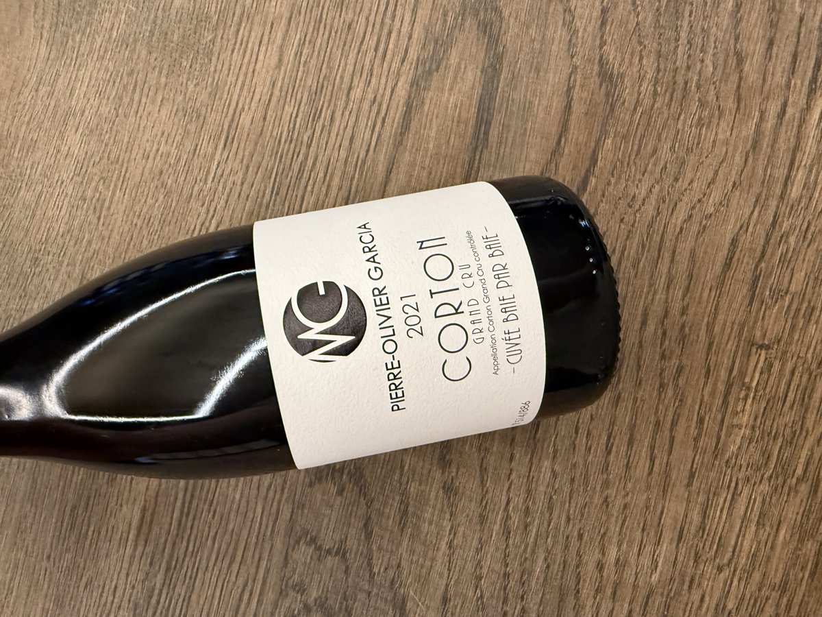 PIERRE OLIVIER GARCIA CORTON GRAND CRU CUVEE BAIE PAR BAIE 2021